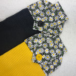 Load image into Gallery viewer, daisy, flower, black and yellow
