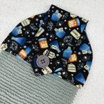 Load image into Gallery viewer, kitchen towel with hexes and potions, halloween, spooky, mystic, witches
