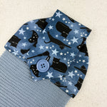 Load image into Gallery viewer, kitchen towel with black cvats and witch hats
