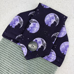 Load image into Gallery viewer, kitchen towel with moons and cats

