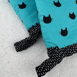Load image into Gallery viewer, Cat Silhouettes on Blue

