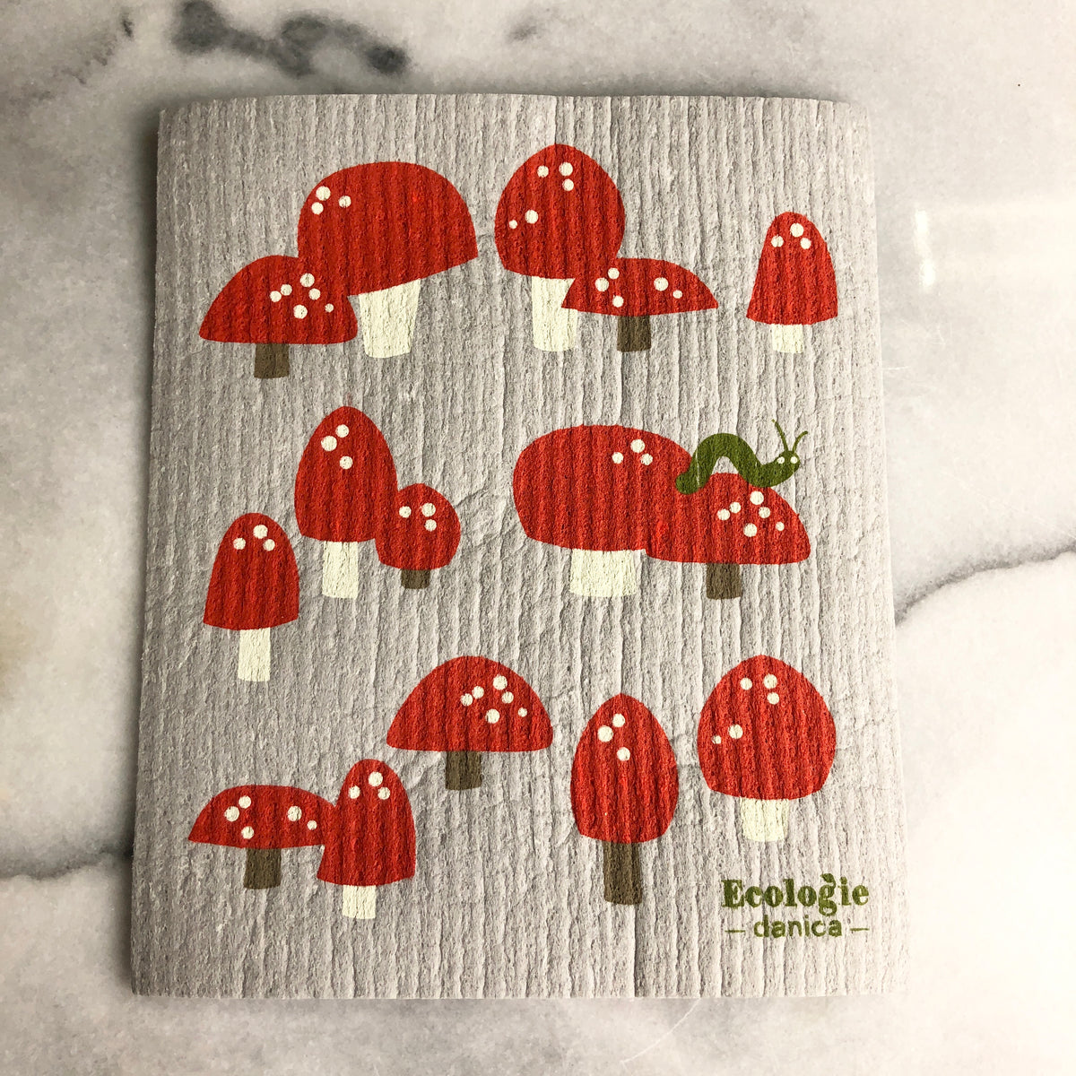 Totally Toadstools Eco-Sponge – Kitchen Cat Textiles