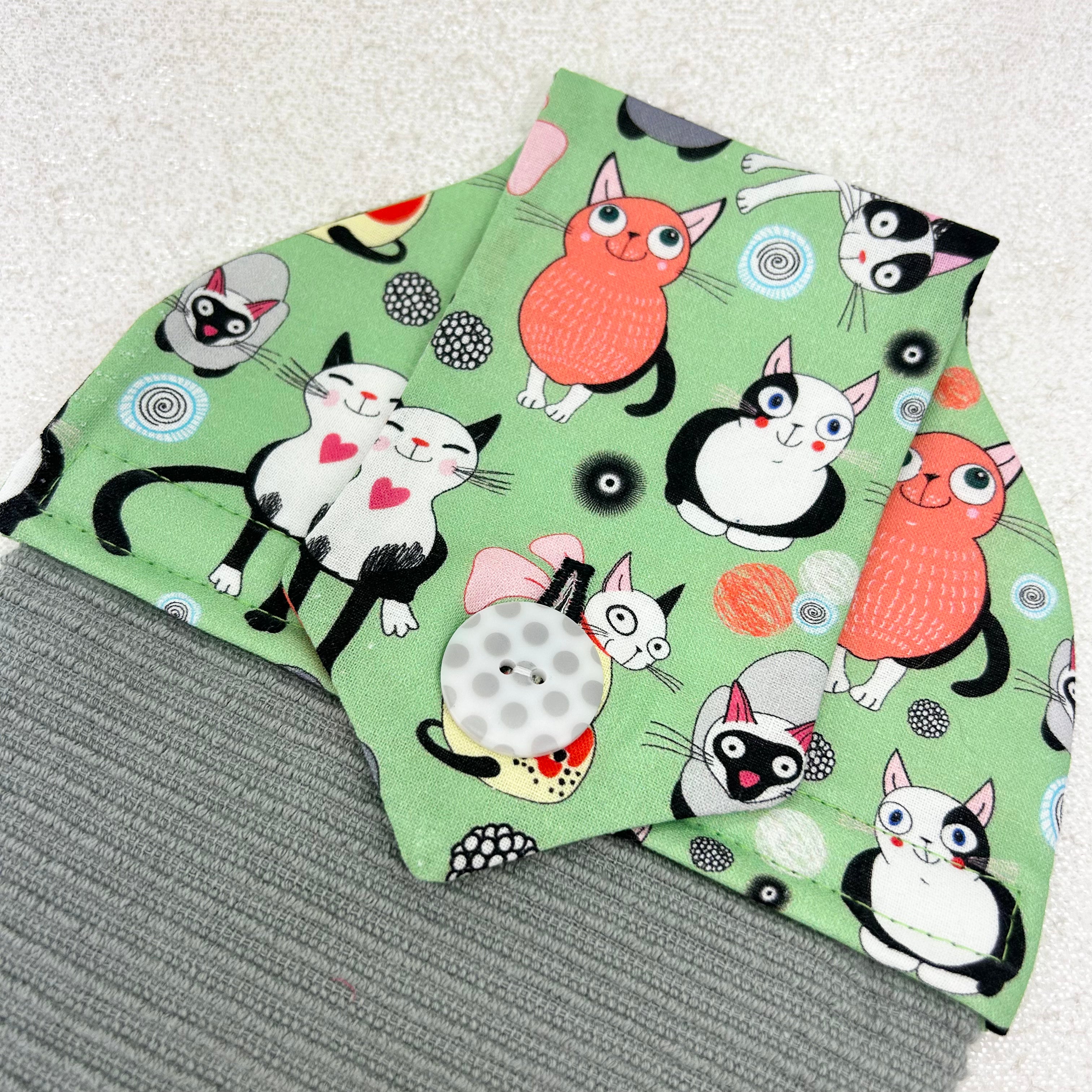 Kitchen Towel: Anime Kitties
