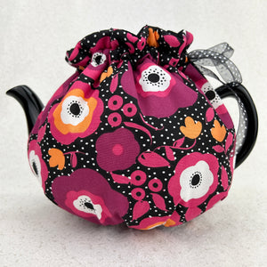 Handmade Tea Cozy, Flower Print, Niagara